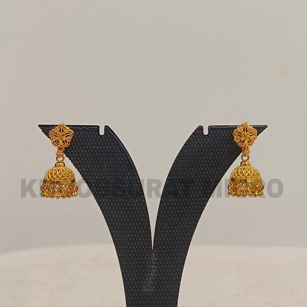 Dariyalal Sales Gold Plated Jhumki Earrings