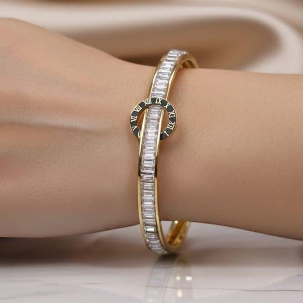 VM Imitation Delicate Austrian Stone Adjustable Bracelet ( Pack of 12)