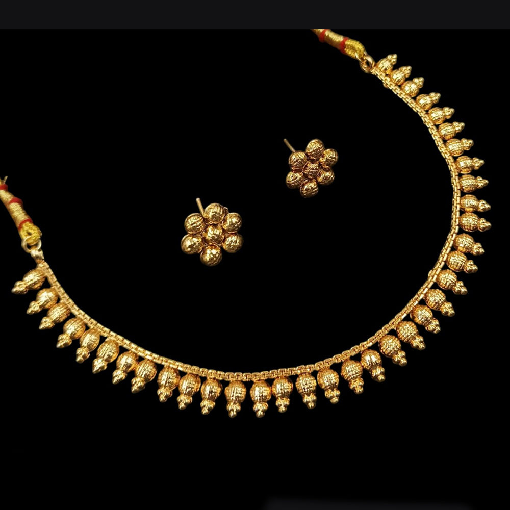 NAFJ Gold Plated Necklace Set