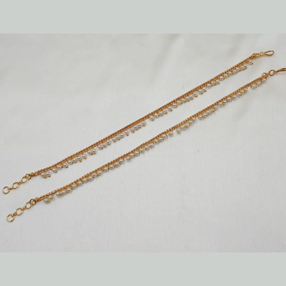 NAFJ Copper Gold Plated Pearl Kan Chain