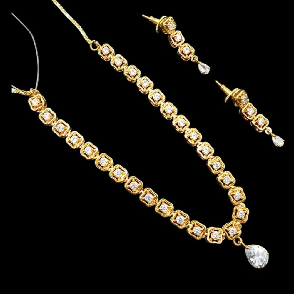 NAFJ Designer Austrian Stone Statement Necklace Set