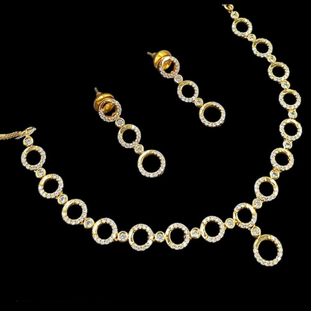 NAFJ Designer Austrian Stone Statement Necklace Set