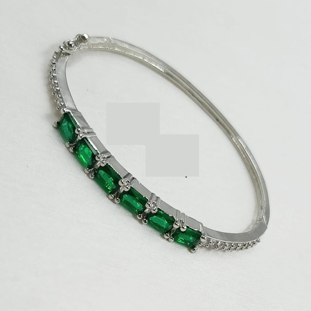 NAFJ Fashionable American Diamond Delicate Openable Bracelet For Parties And Occassions