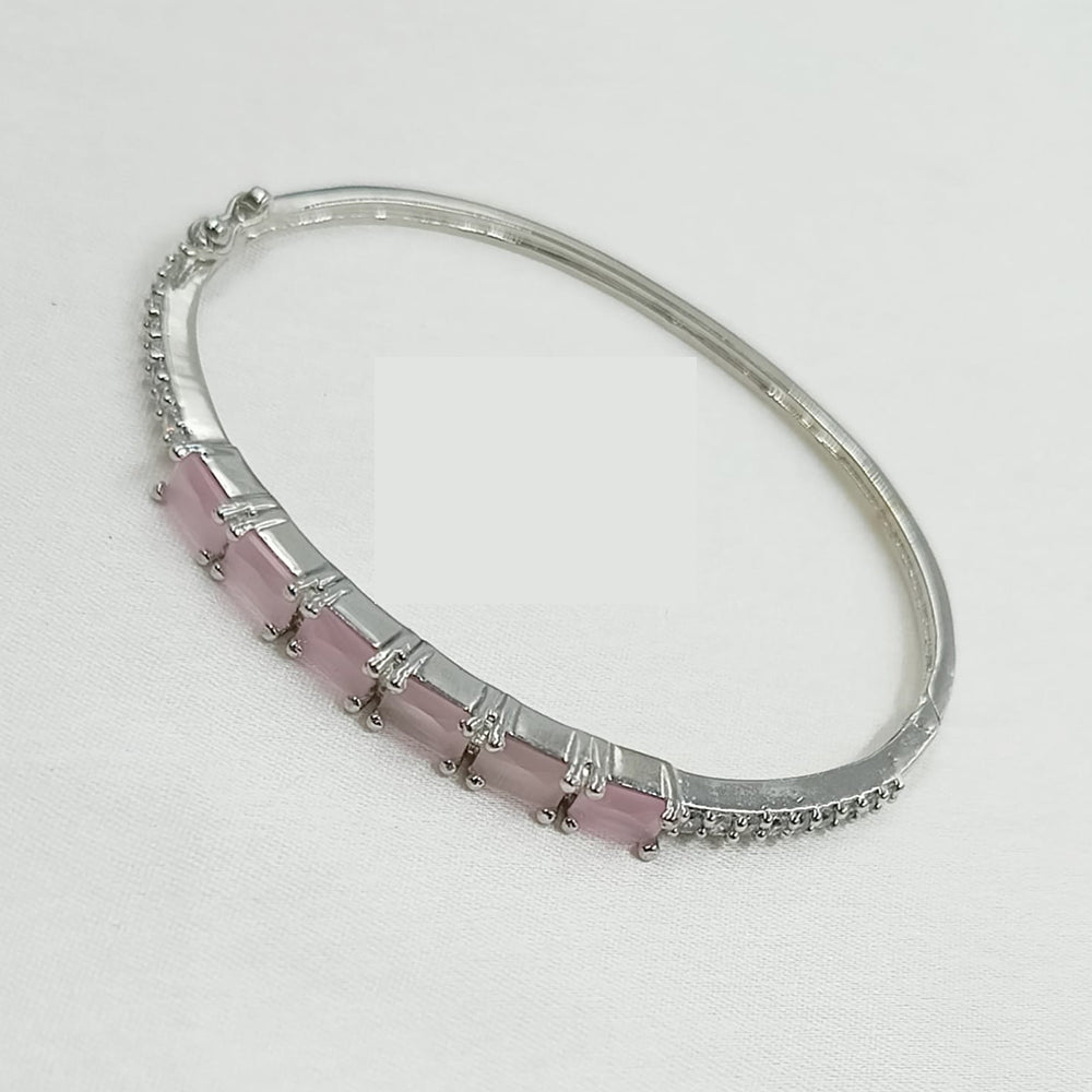 NAFJ Fashionable American Diamond Delicate Openable Bracelet For Parties And Occassions