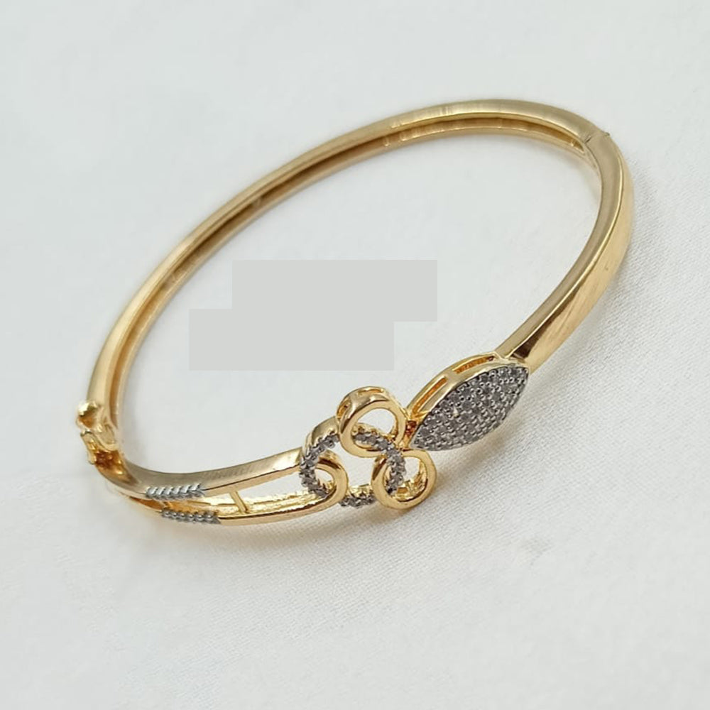 NAFJ Fashionable American Diamond Delicate Openable Bracelet For Parties And Occassions