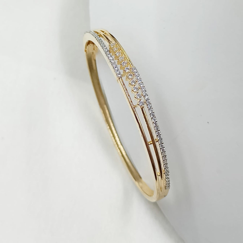 NAFJ Fashionable American Diamond Delicate Openable Bracelet For Parties And Occassions