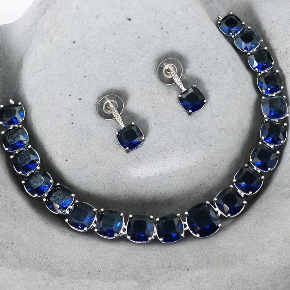 NAFJ Luxury American Daimond Necklace Set