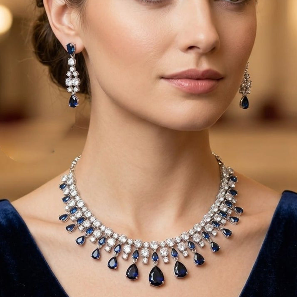NAFJ Royal American Daimond Necklace Set