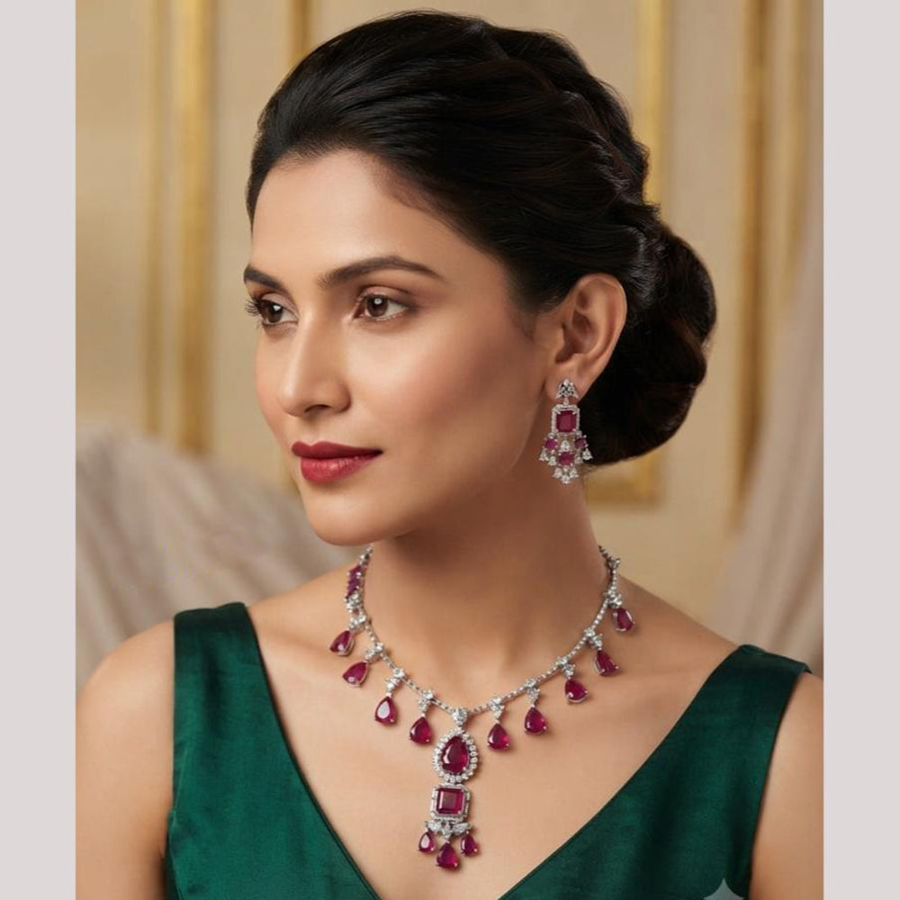 NAFJ Royal American Daimond Necklace Set