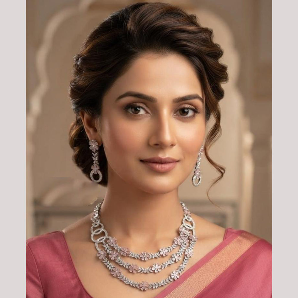 NAFJ Royal American Daimond Necklace Set