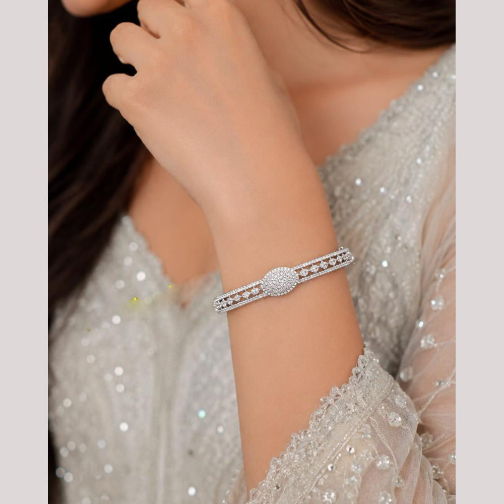 NAFJ Sparkling Austrian Stone Openable Fashion Bracelet
