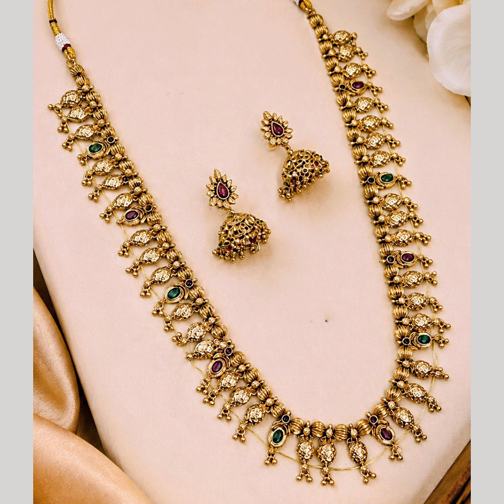 NAFJ Traditional Pota Stone Necklace Set for Women