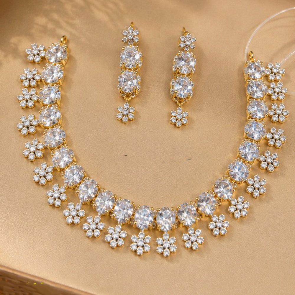 NAFJ Royal American Daimond Necklace Set