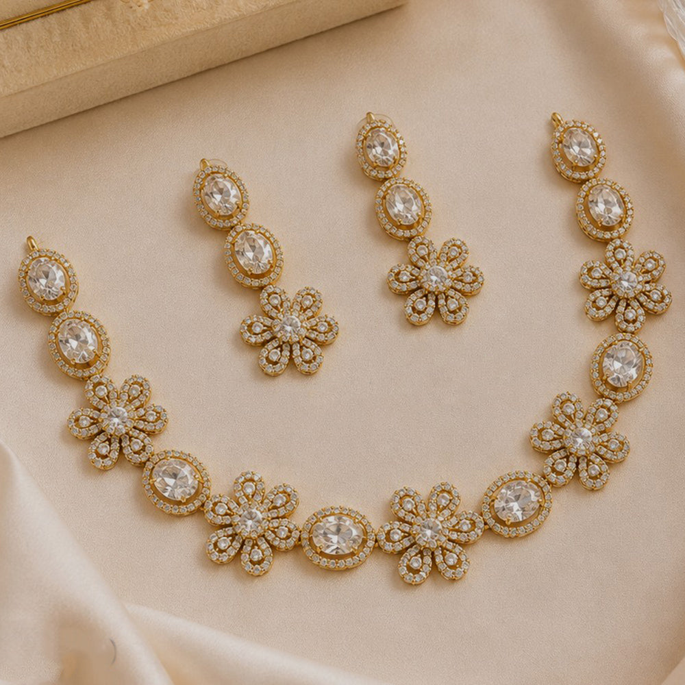 NAFJ Royal American Daimond Necklace Set