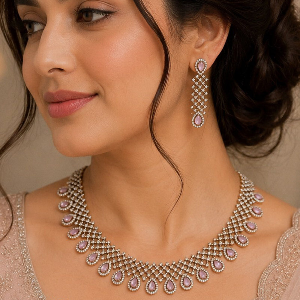 NAFJ Royal American Daimond Necklace Set