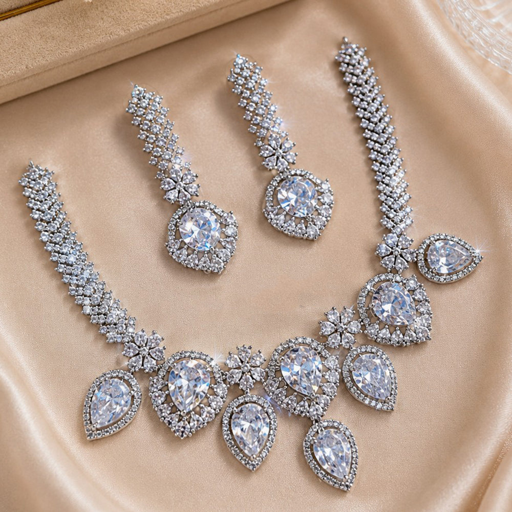 NAFJ Royal American Daimond Necklace Set