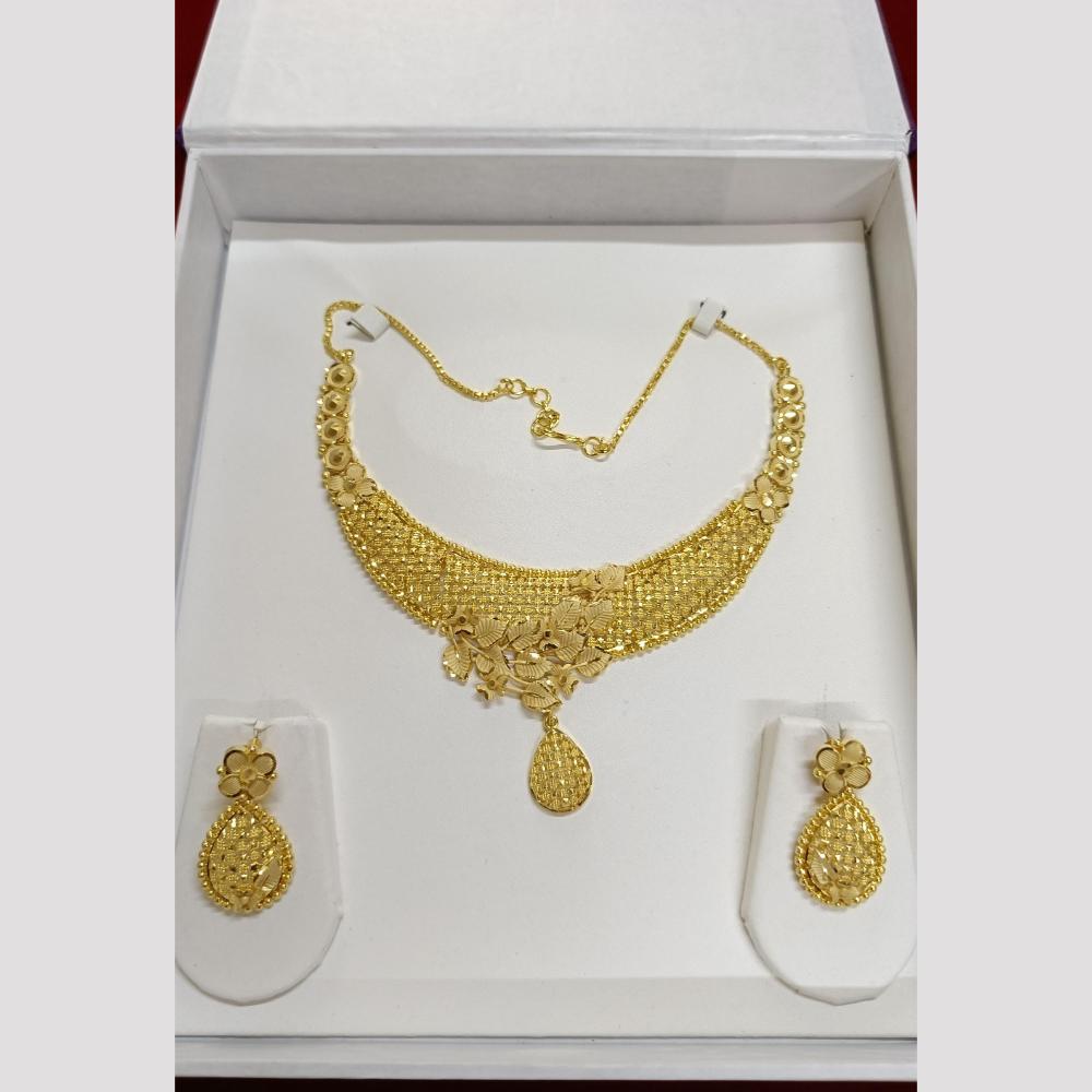 Shipra Gold Designer Dubai Style Forming Necklace Set
