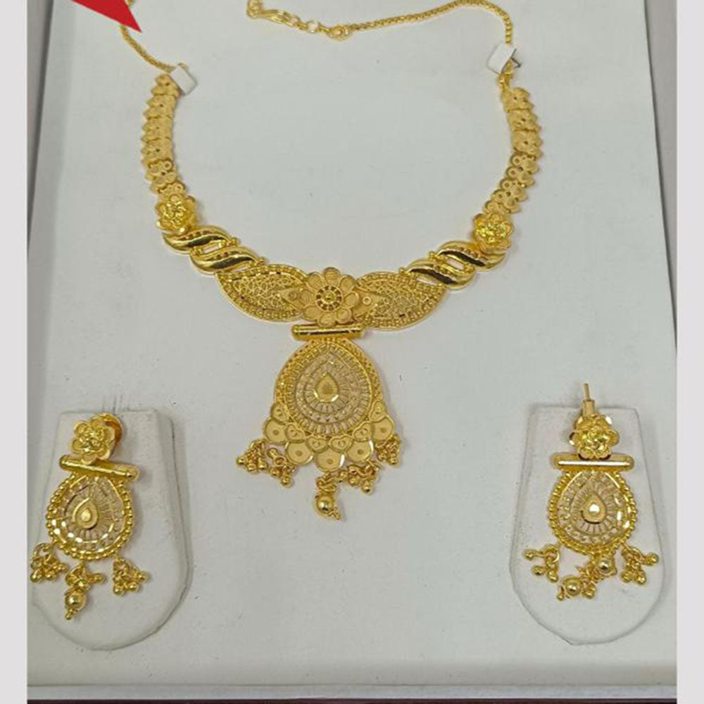 Shipra Gold Designer Forming Necklace Set