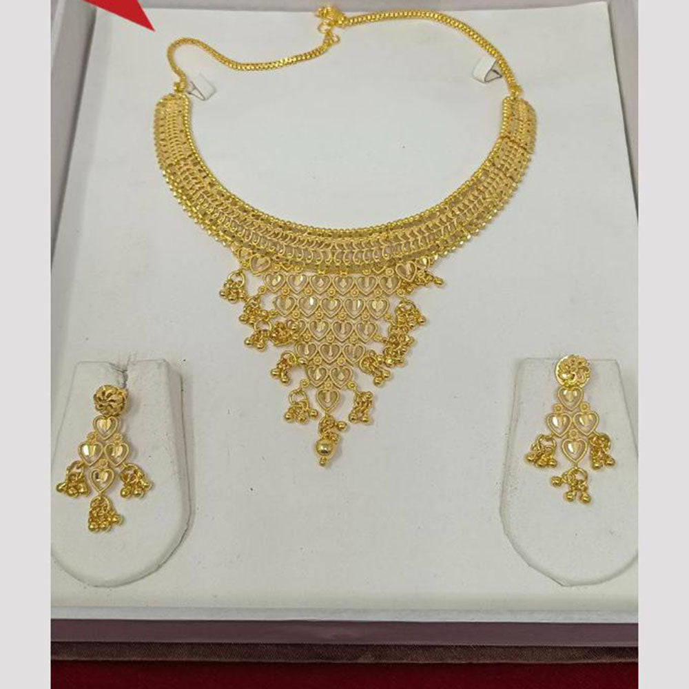 Shipra Gold Designer Forming Necklace Set
