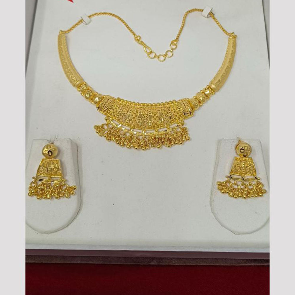 Shipra Gold Designer Forming Necklace Set