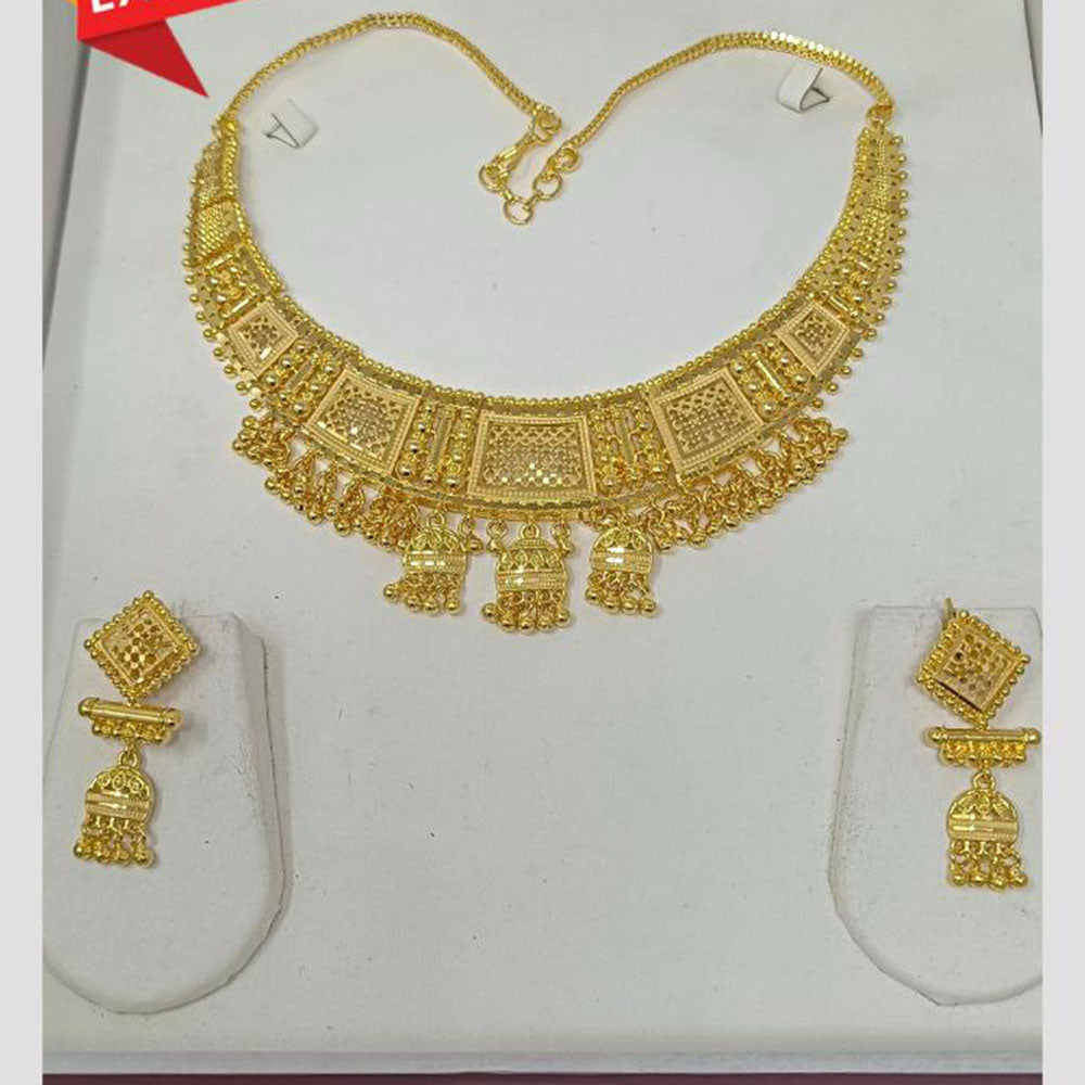 Shipra Gold Designer Forming Necklace Set