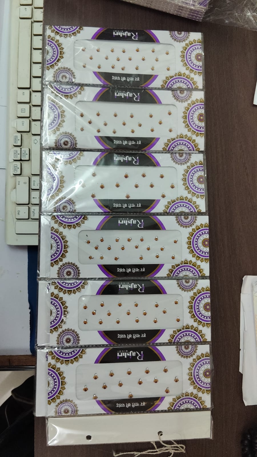 Darshana Jewels Radiant Austrian Stone Traditional Bindi-1320119 (Pack of 12)