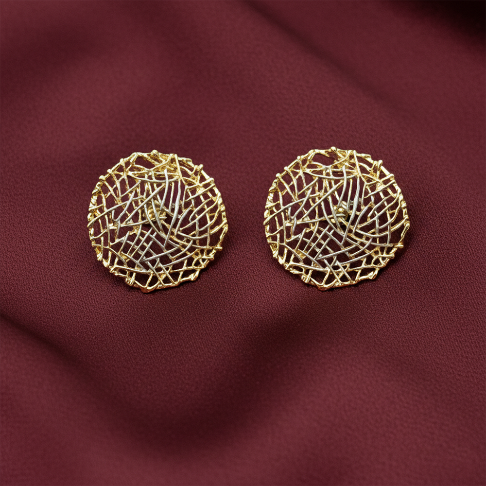 Urthn Gold Plated Fashion Earrings(Pack of 3)