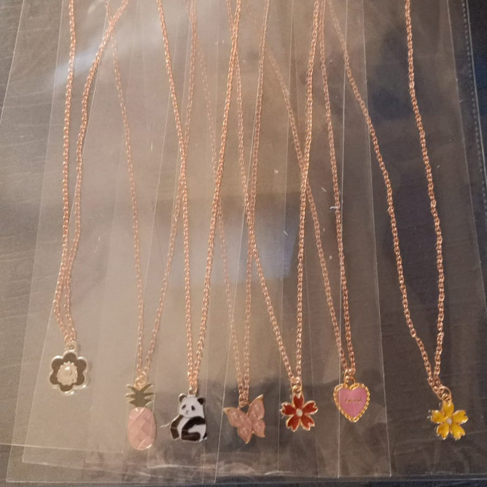 Arya Gold Plated Meenakari Chain Pendant Set (Assorted Design)