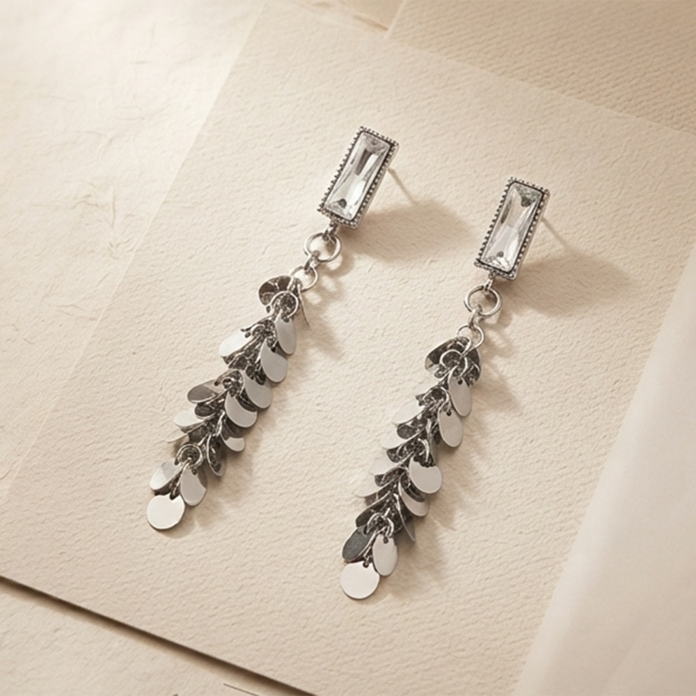 Urthn Trendy Long Tassel Earrings Drop for Women