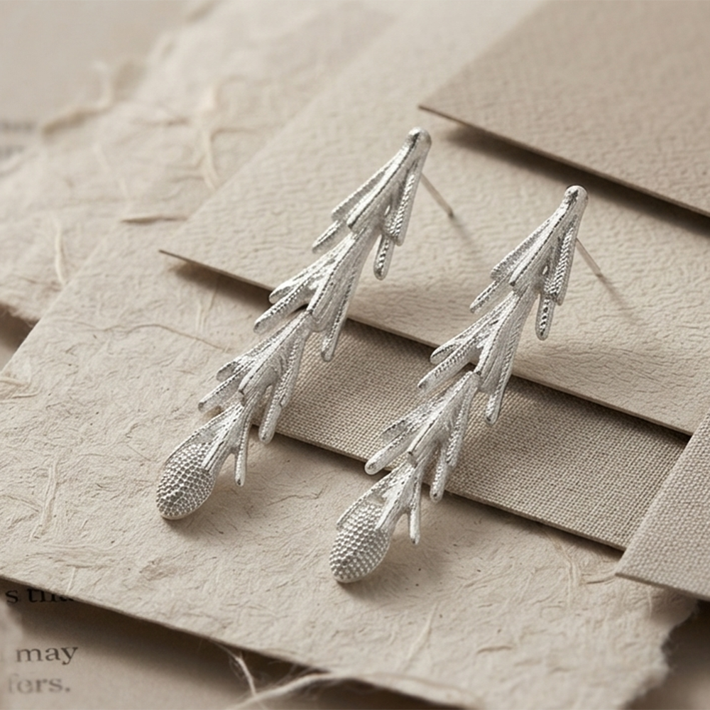 Urthn Stylish Tree Branch Shape Dangler Earrings for Women Classic Ethnic & Party Wear