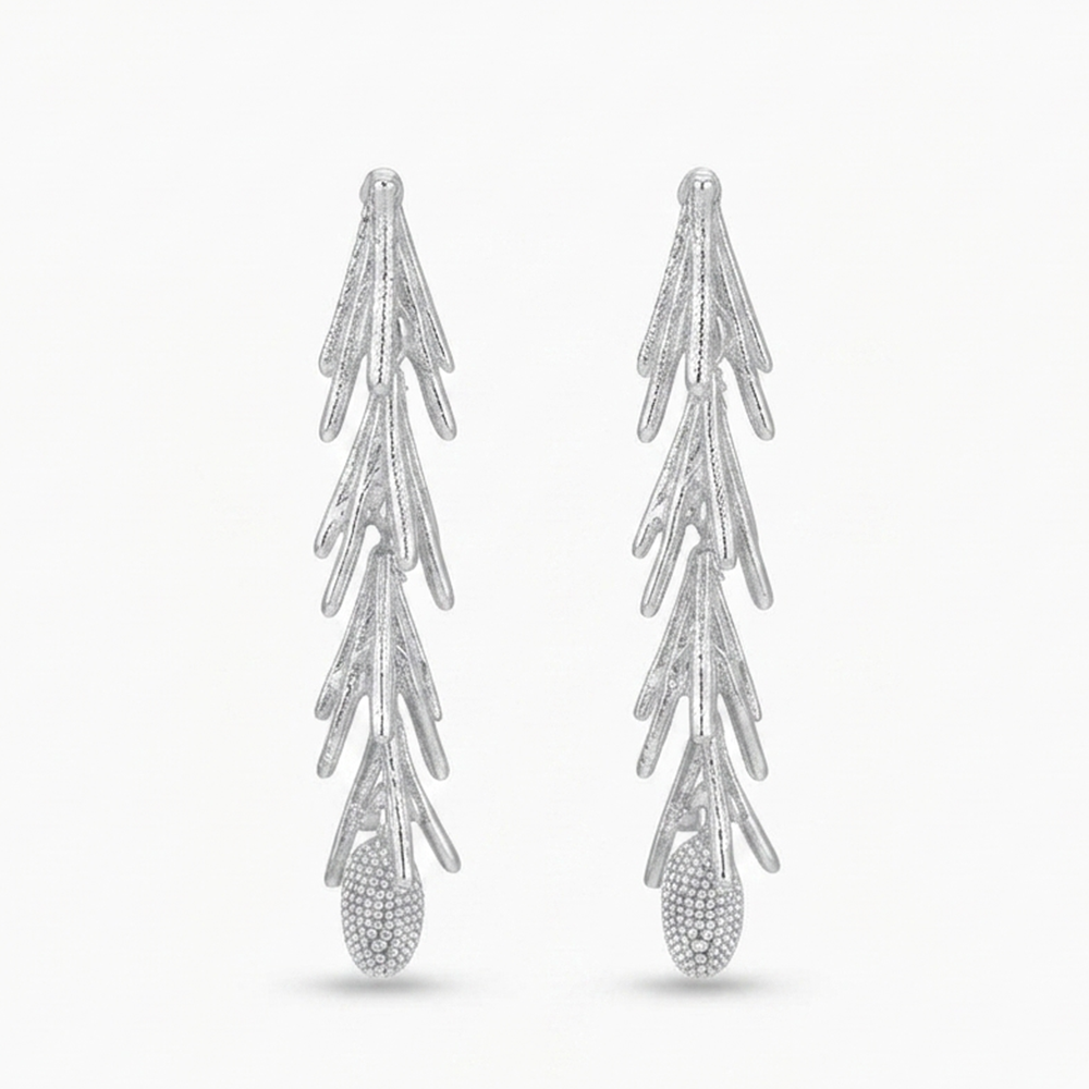 Urthn Stylish Tree Branch Shape Dangler Earrings for Women Classic Ethnic & Party Wear(Pack Of 3)