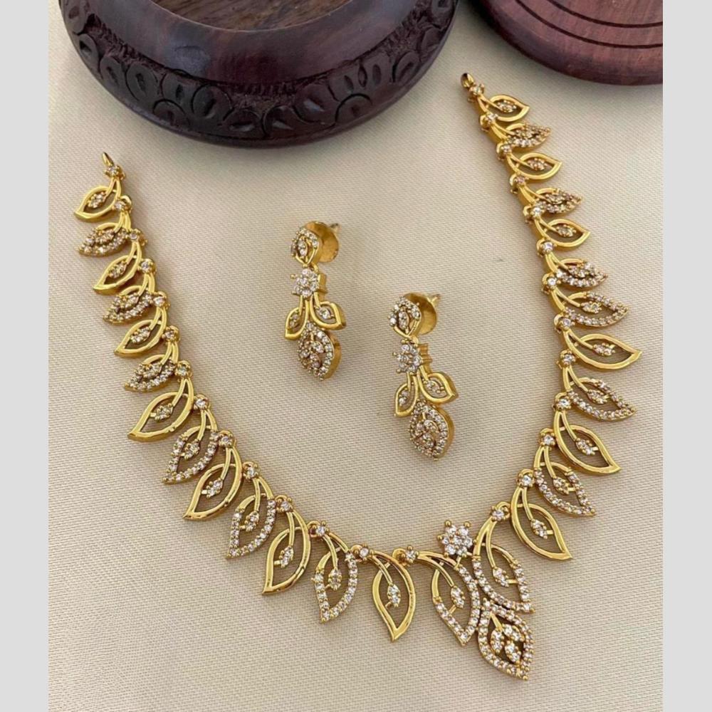 Sona Covering Delicate Austrian Stone Necklace Set