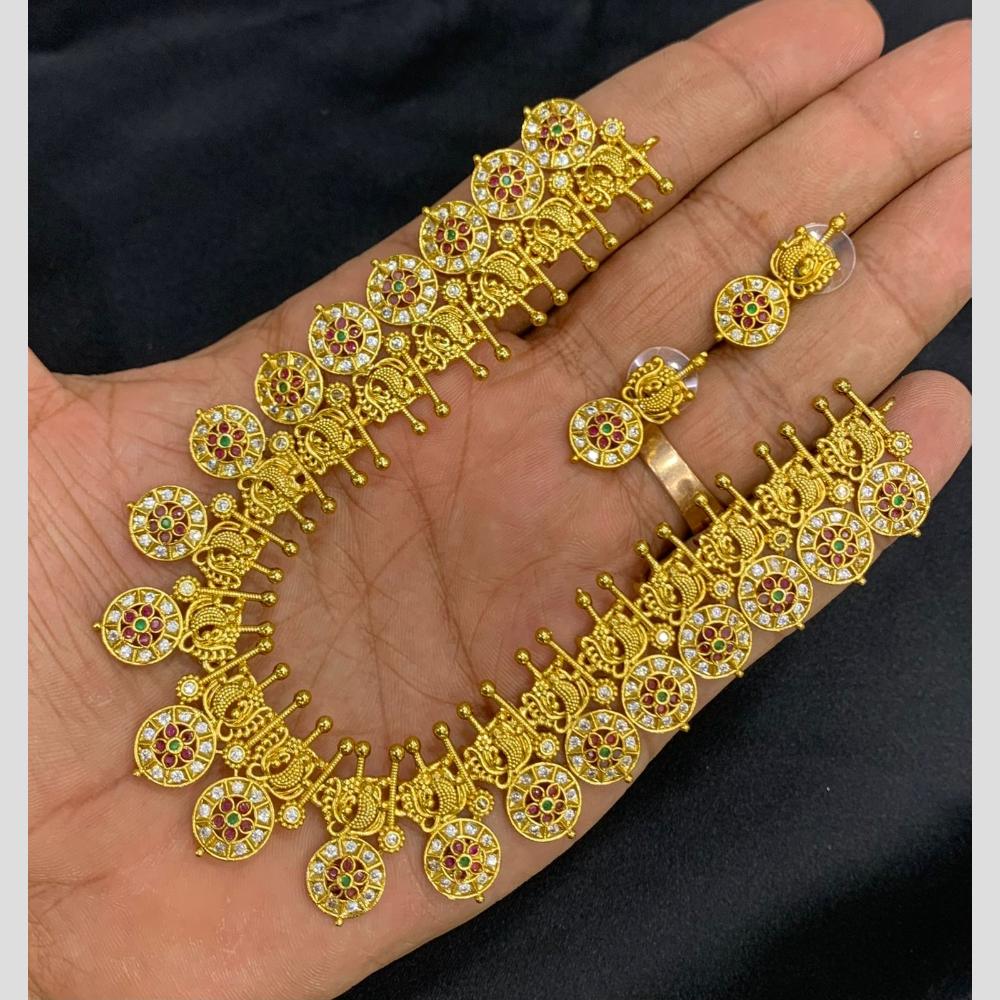 Sona Covering Glamorous Austrian Stone Designer Necklace Set