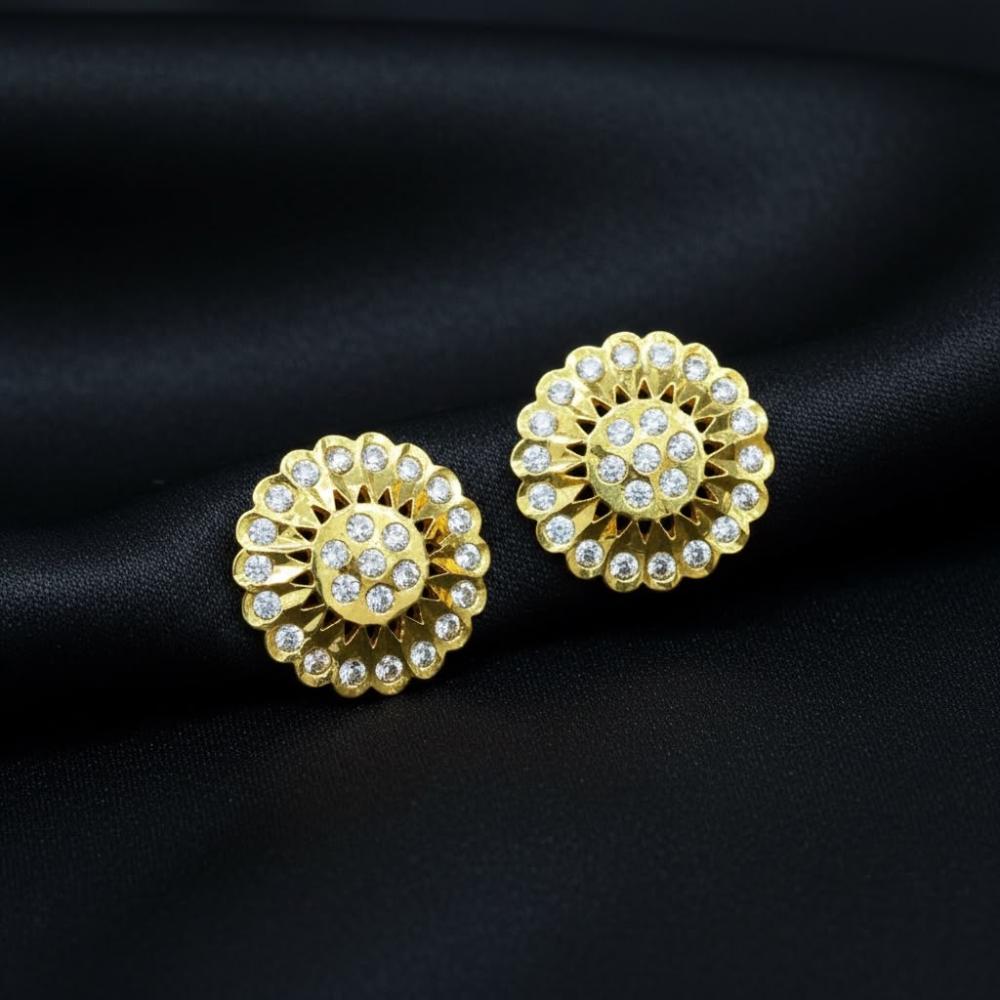 Sona Covering Sparkle Austrain Stone Studs Earrings