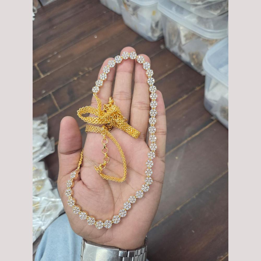 Sona Covering Classic Austrian Stone Chain Kamarbandh