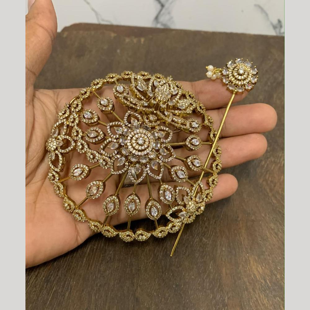 Sona Covering American Daimond Bun Juda Hair Accessories