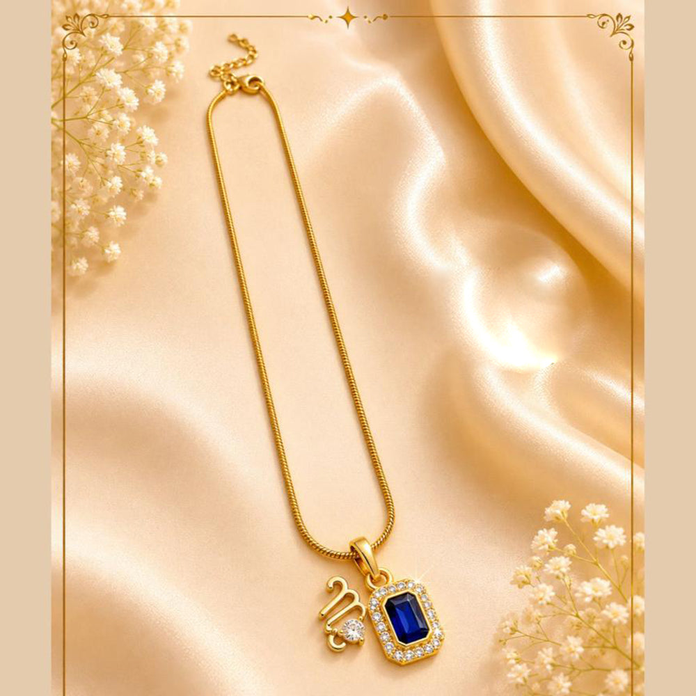 Klitz Fancy Stainless Steel Crystal Stone Designer Necklace Set (Pack of 12)