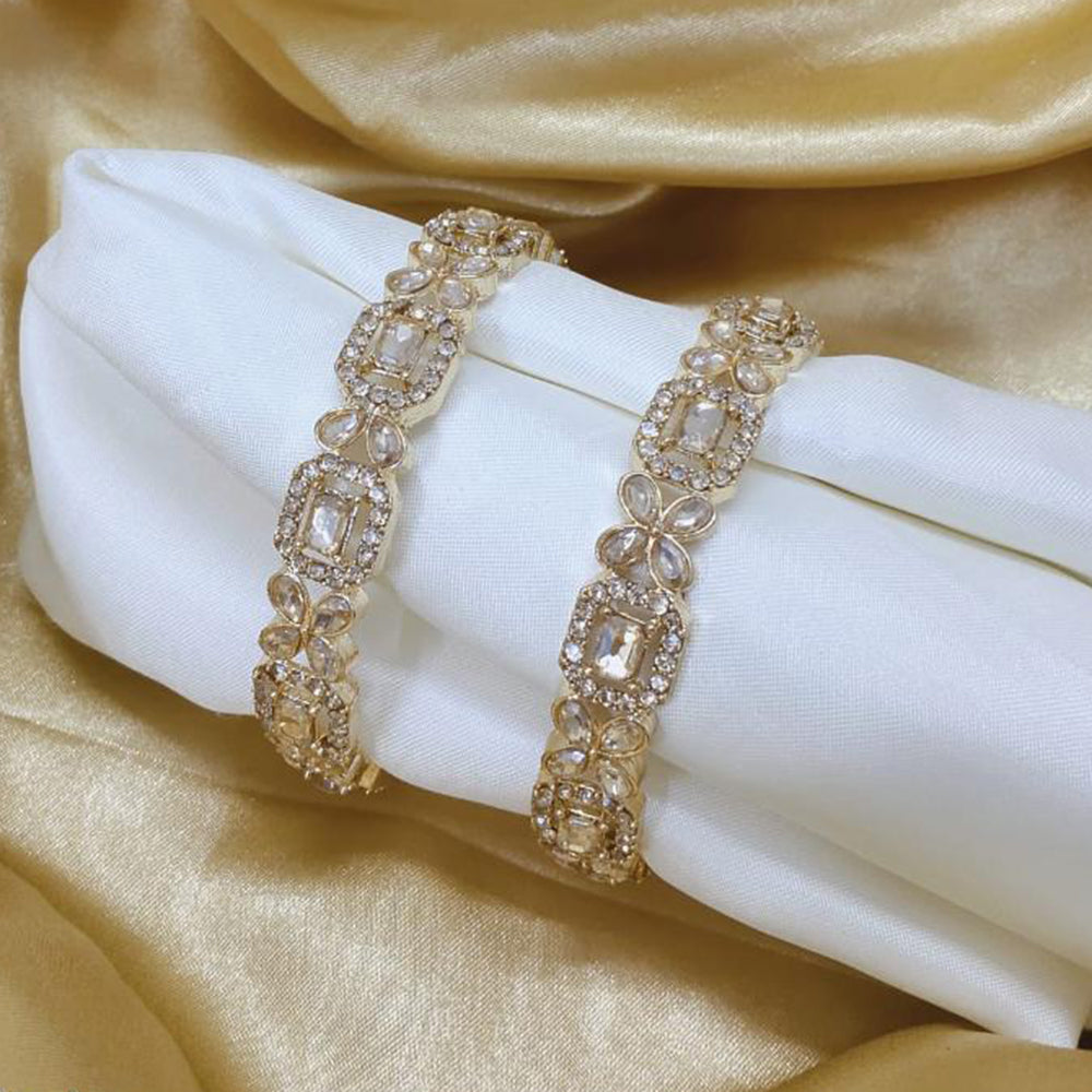 Tanish Art Jewellery Traditional Crystal And Austrian Stone Bangles Set