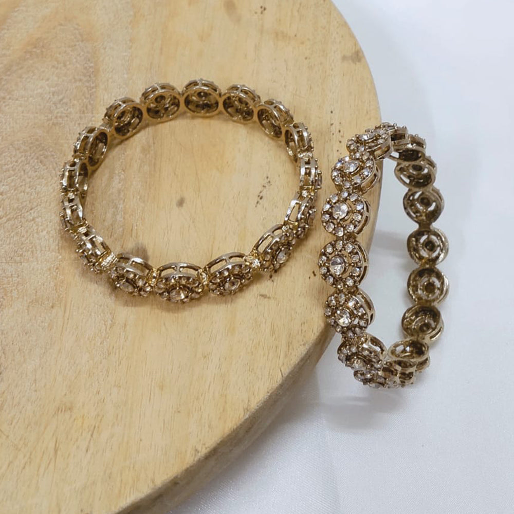 Tanish Art Jewellery Crystal And Austrian Stone Bangles Set