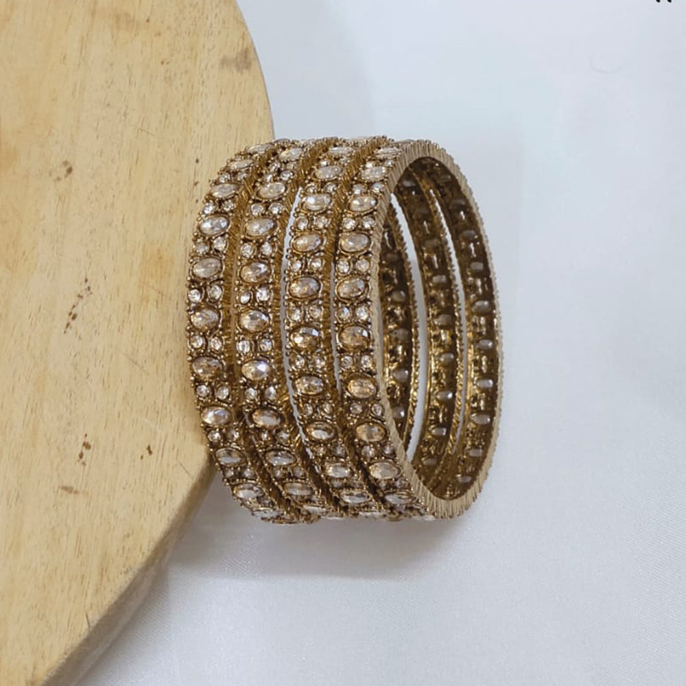 Tanish Art Jewellery Crystal And Austrian Stone Bangles Set