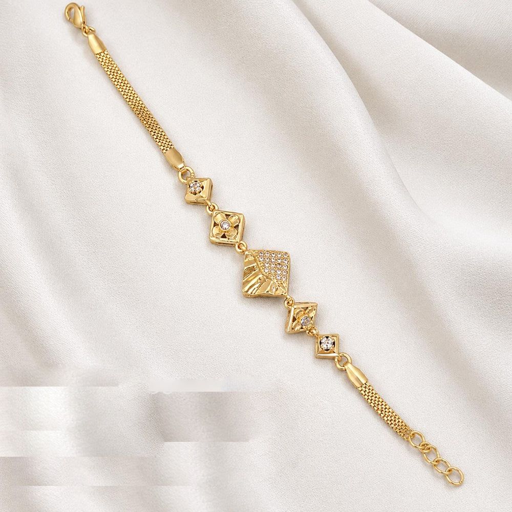 Tanish Art Jewellery Premium Austrian Stone Statement Bracelet