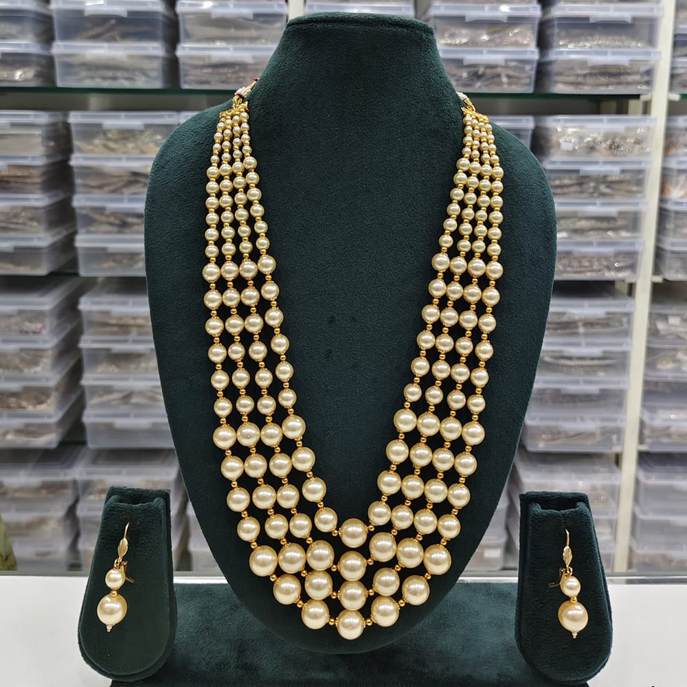ZF Collection Traditional Beads Long Necklace Set
