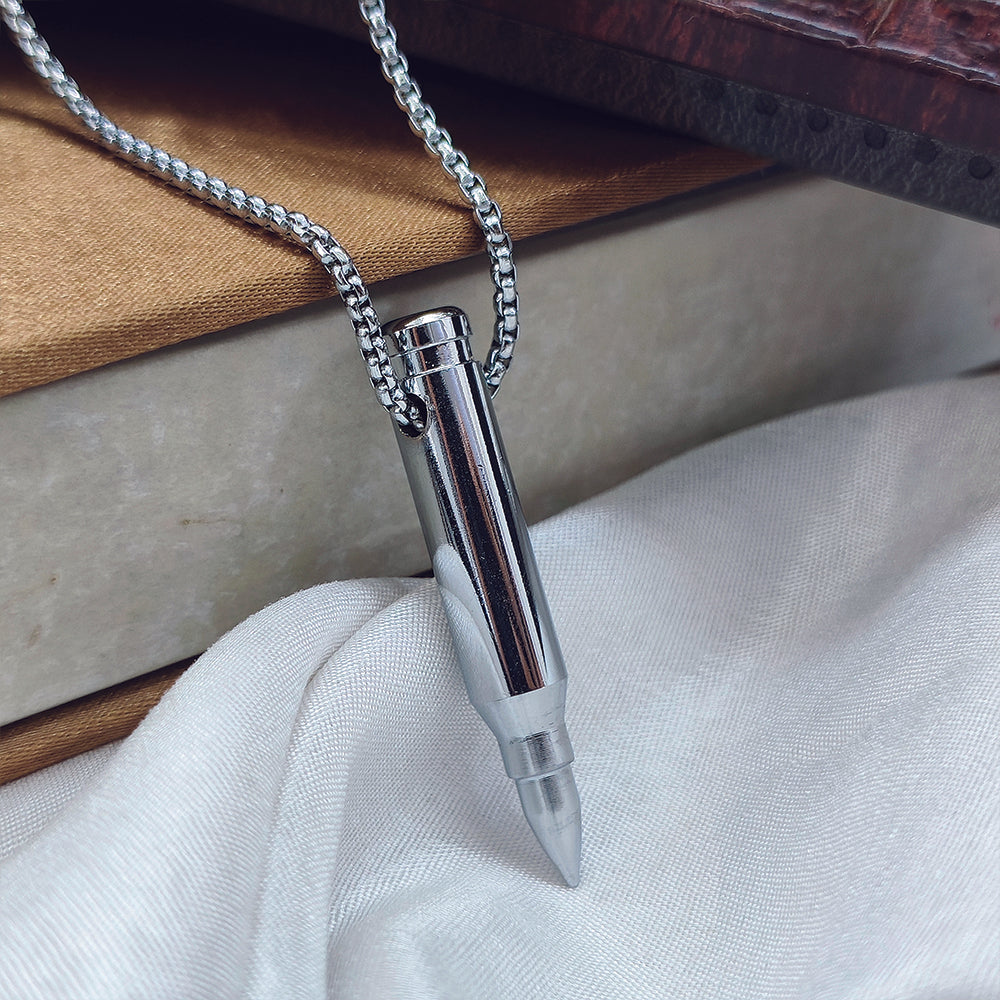 Urthn Fashion Bullet Chain Pendant - 1404805 (Pack Of 6)