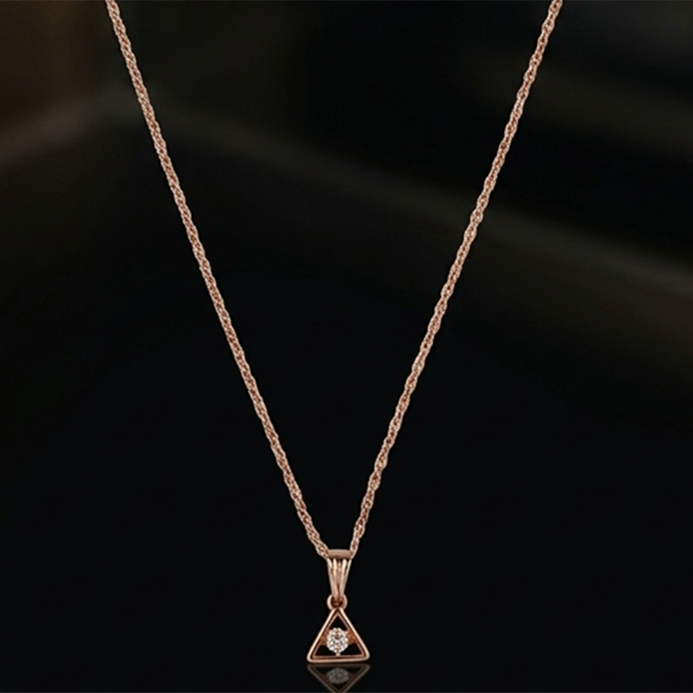 Urthn Triangle Shaped Chain Pendant(Pack of 12)