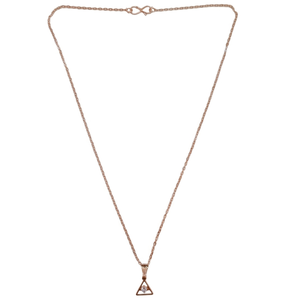 Urthn Triangle Shaped Chain Pendant(Pack of 12)