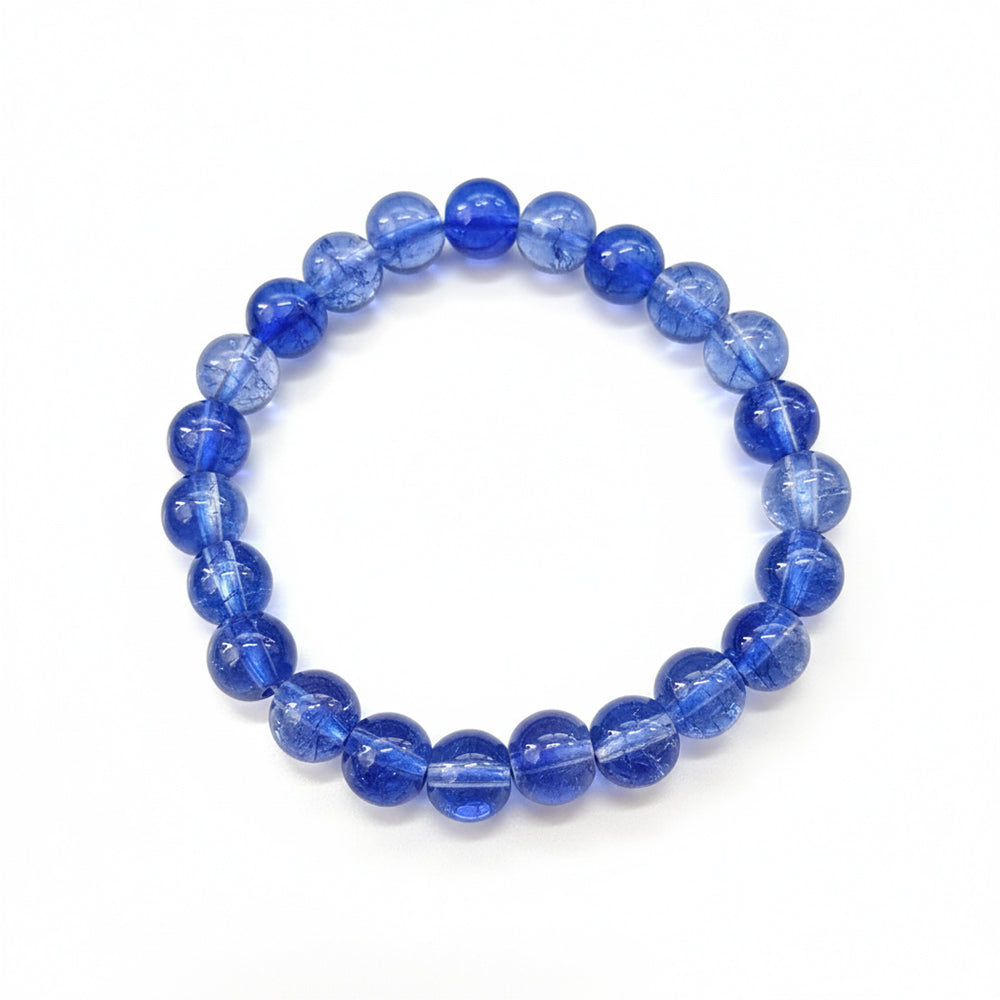 Urthn Adjustable Blue Beaded Wrist Bracelet (Pack Of 6)