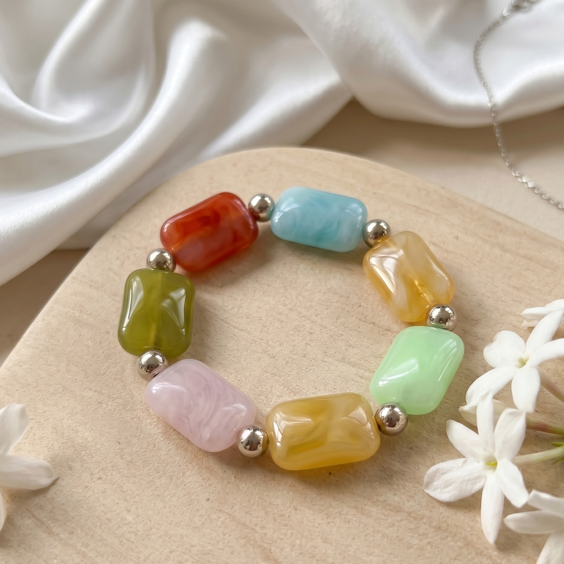 Urthn Beads Stylish Bracelets(Pack of 6)