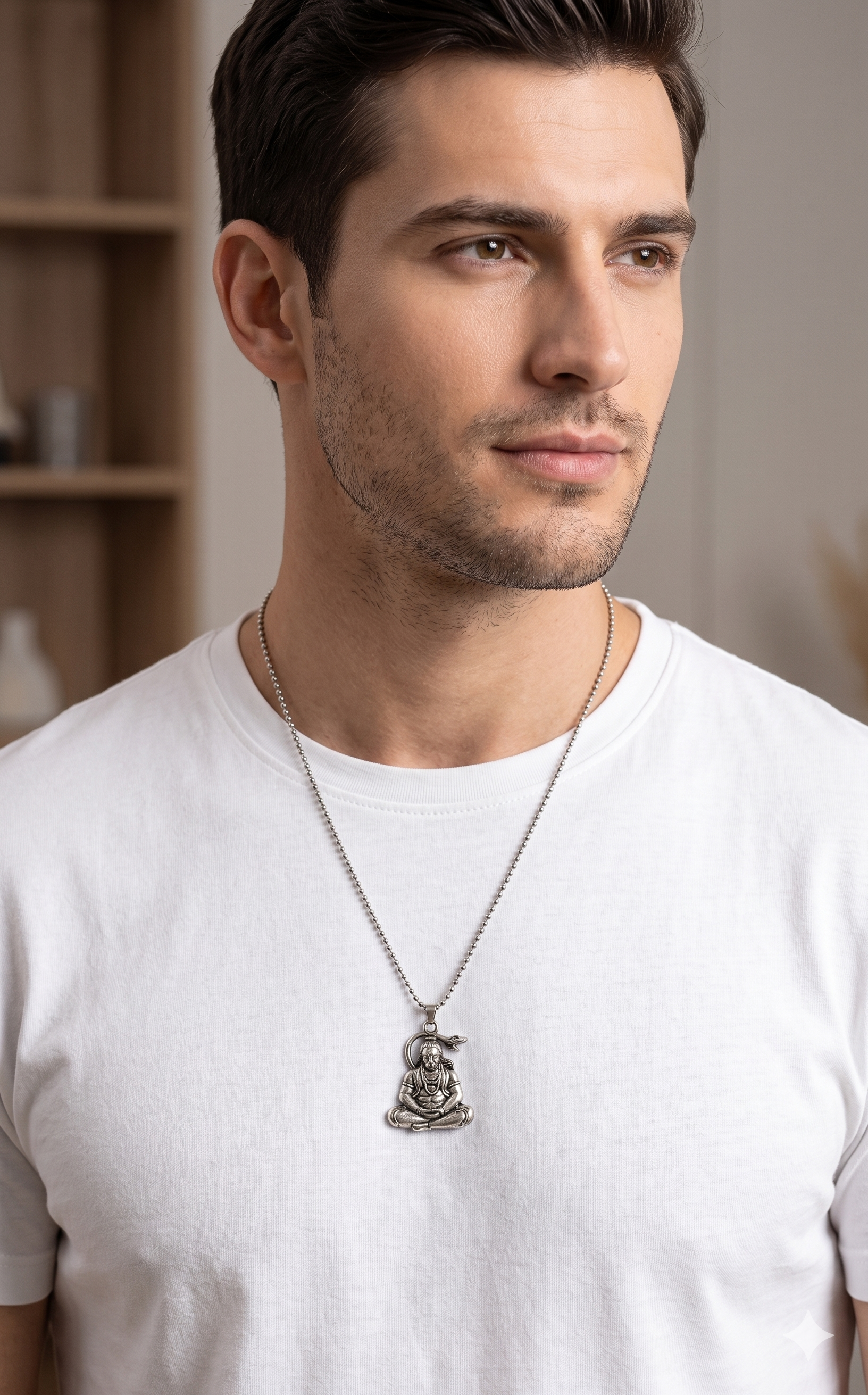 Urthn Hanuman Chain Pendant for Men (Pack of 6)