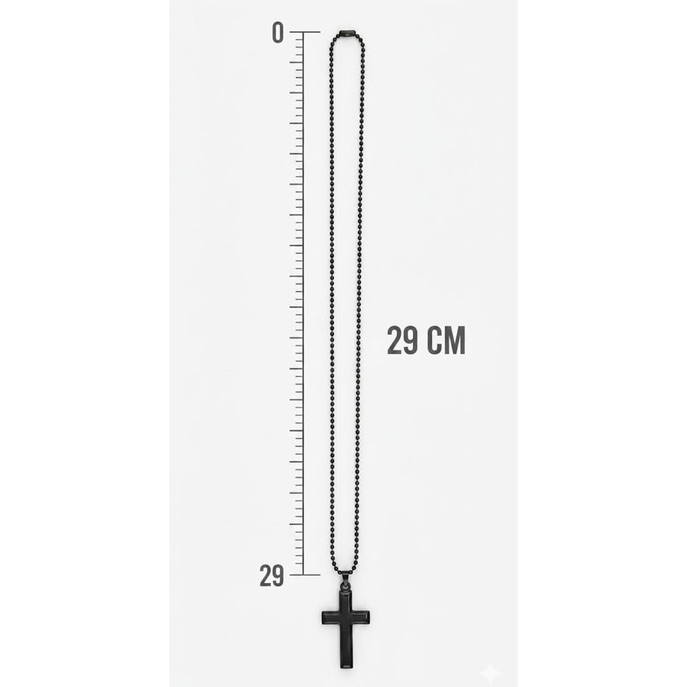 Urthn Cross Chain Pendant For Men (Pack of 6)