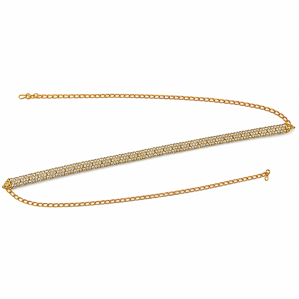 Urthn Elegant Austrian Stone Kamarbandh / Waist Chain for Women And Girls